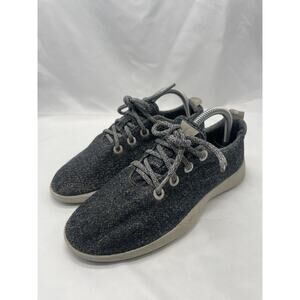 Allbirds Wool Runners Women’s Size 8 Charcoal Gray Merino Wool Lace-up Shoes
